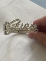 Guess Armreif Silberfarben mit Strasssteinen AB 1 FR!