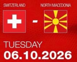 ⚠️2 SUPER Sitzplätze C4 Schweiz - Nordmazedonien 6.10.26