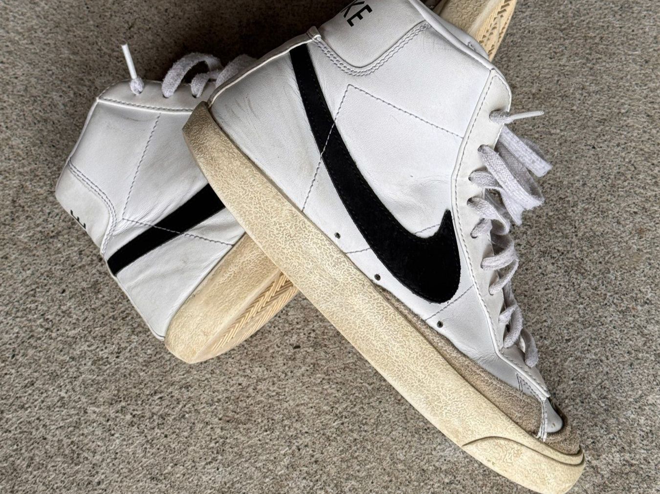 Nike Scarpe da uomo: Nike Sneaker, weiss, halbhoch Gr. 40 – Usato da Baar venduto da qsi2005