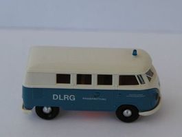 VW T1, Krankenwagen, DLRG Einsatzwagen, Brekina, HO