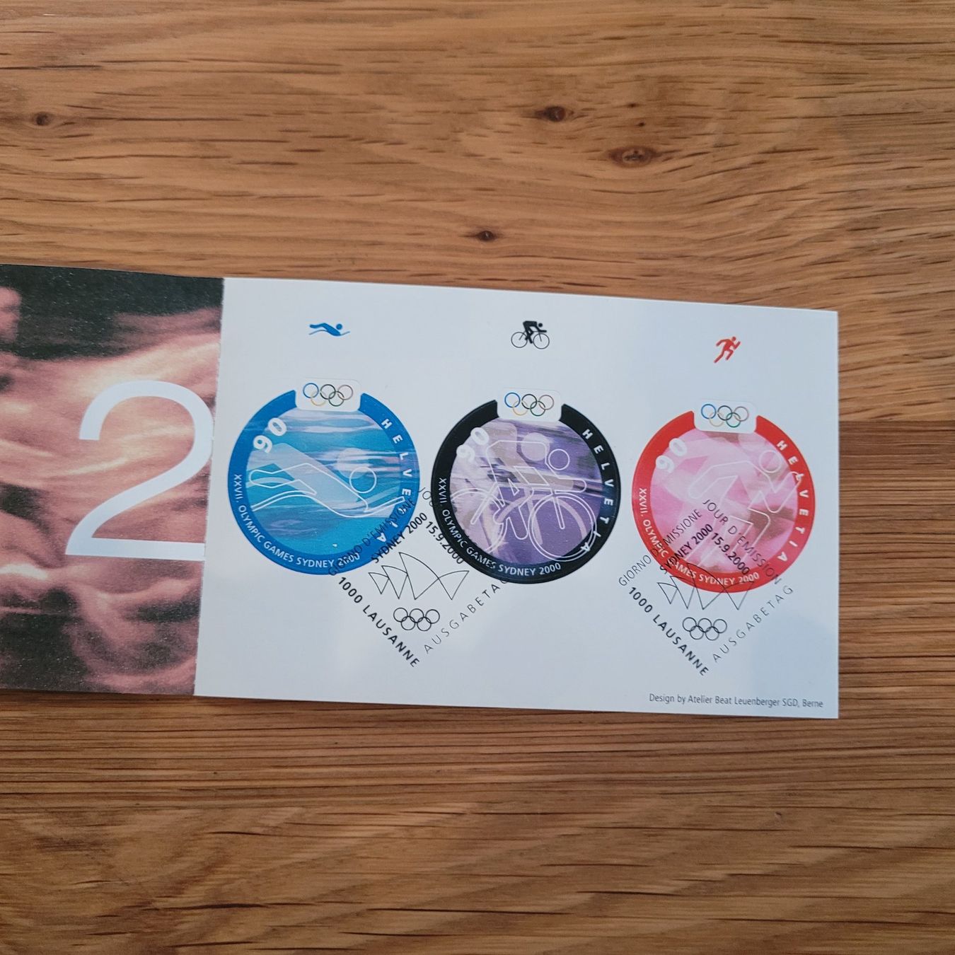 Alle Briefmarken: Markenheftchen Carnet De Timbre Sydney Olympique 2000 – Gebraucht aus Biel/Bienne von Destockweb 2