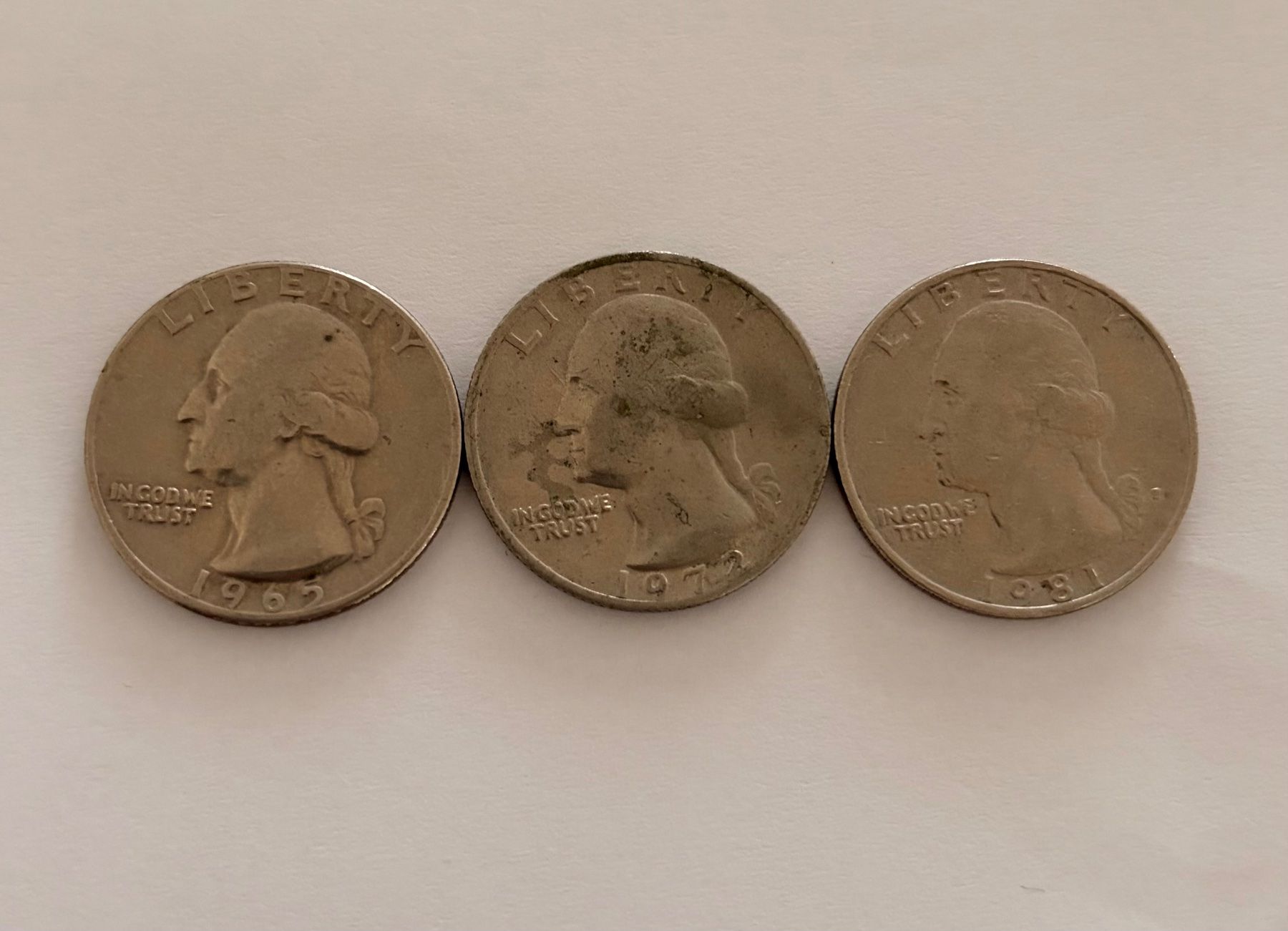 Alle Münzen: USA 3x Quarter Dollar – Gebraucht aus Adliswil von 0ml4t 1