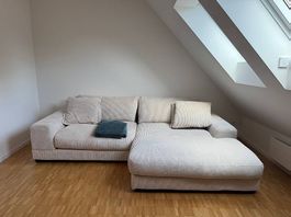 Modernes Lounge-Ecksofa aus Cord  270cm