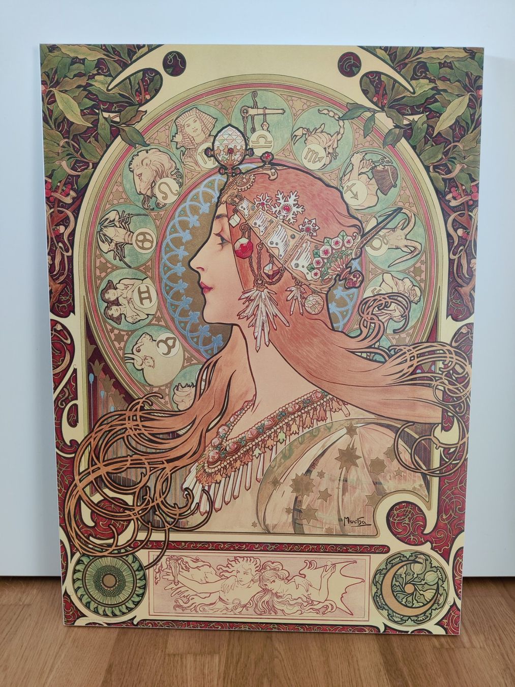 Foto & Immagini: Alphonse Mucha Zodiak Druck – Usato da Schönenwerd venduto da sal_75dx