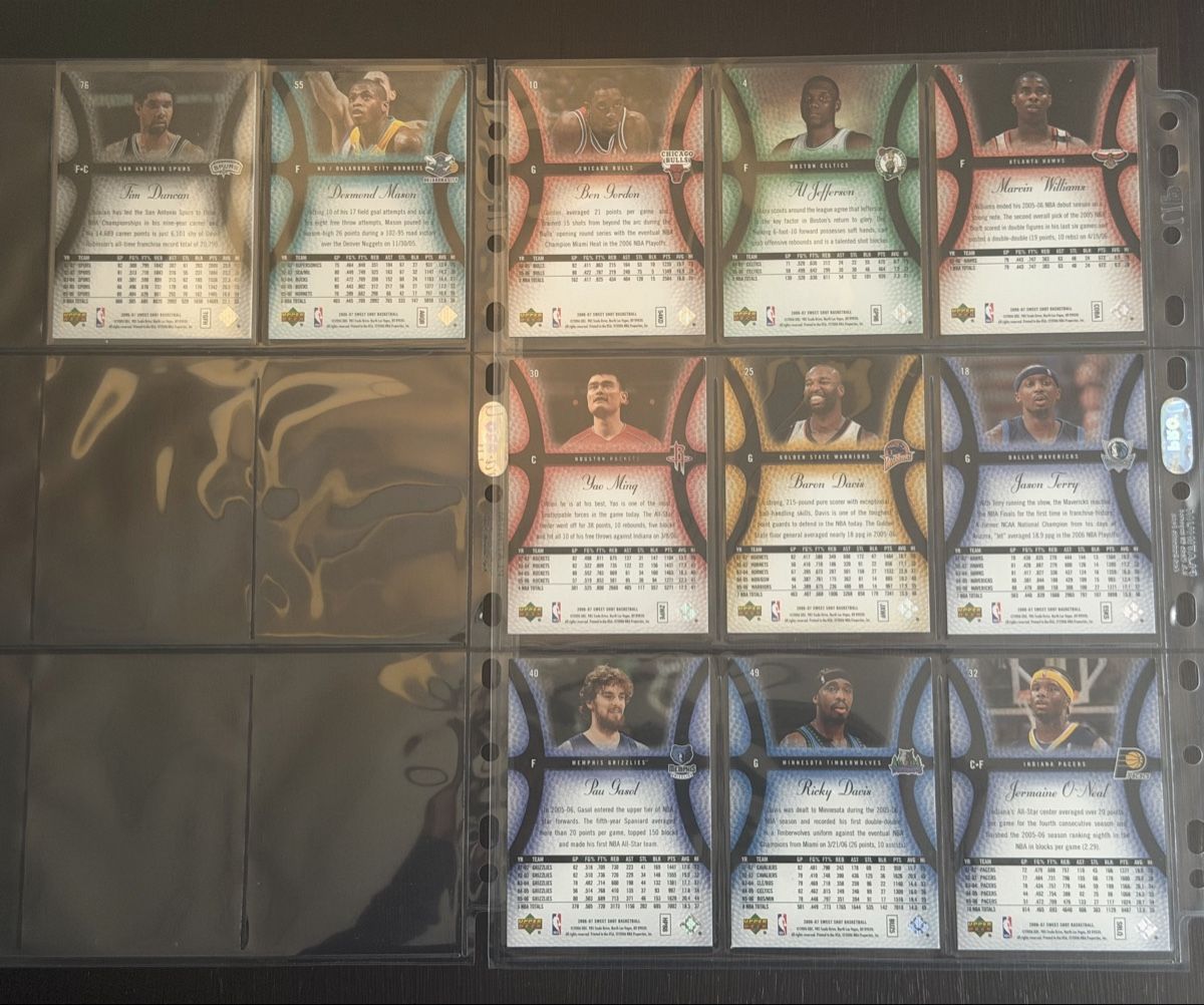 Cartoline: Carte da collezione basket NBA Upper Deck - NBA – Usato da S. Pietro venduto da fil_yhb9 1