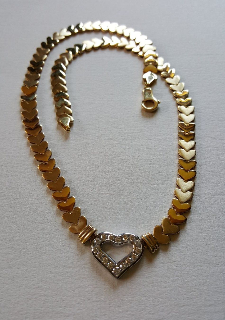 Catenine: Massiv 585 Gold Collier Mit Steine – Usato da Wald ZH venduto da Aniade 8