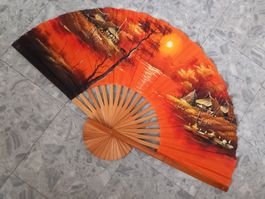 Wandfächer aus Thailand