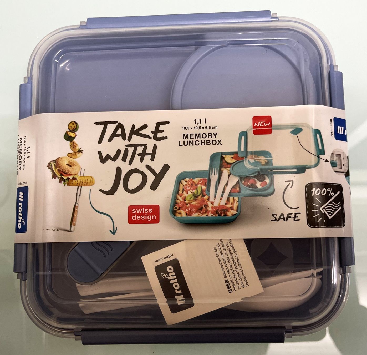 Rotho Contenitori & Simili: Rotho Memory Lunchbox - 1.1L, Swiss Design – Nuovo e nell'imballaggio originale da Oftringen venduto da Vucki