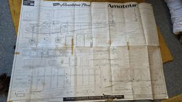 Bauplan Graupner Amateur Flugmodell Schnellbauplan 4623