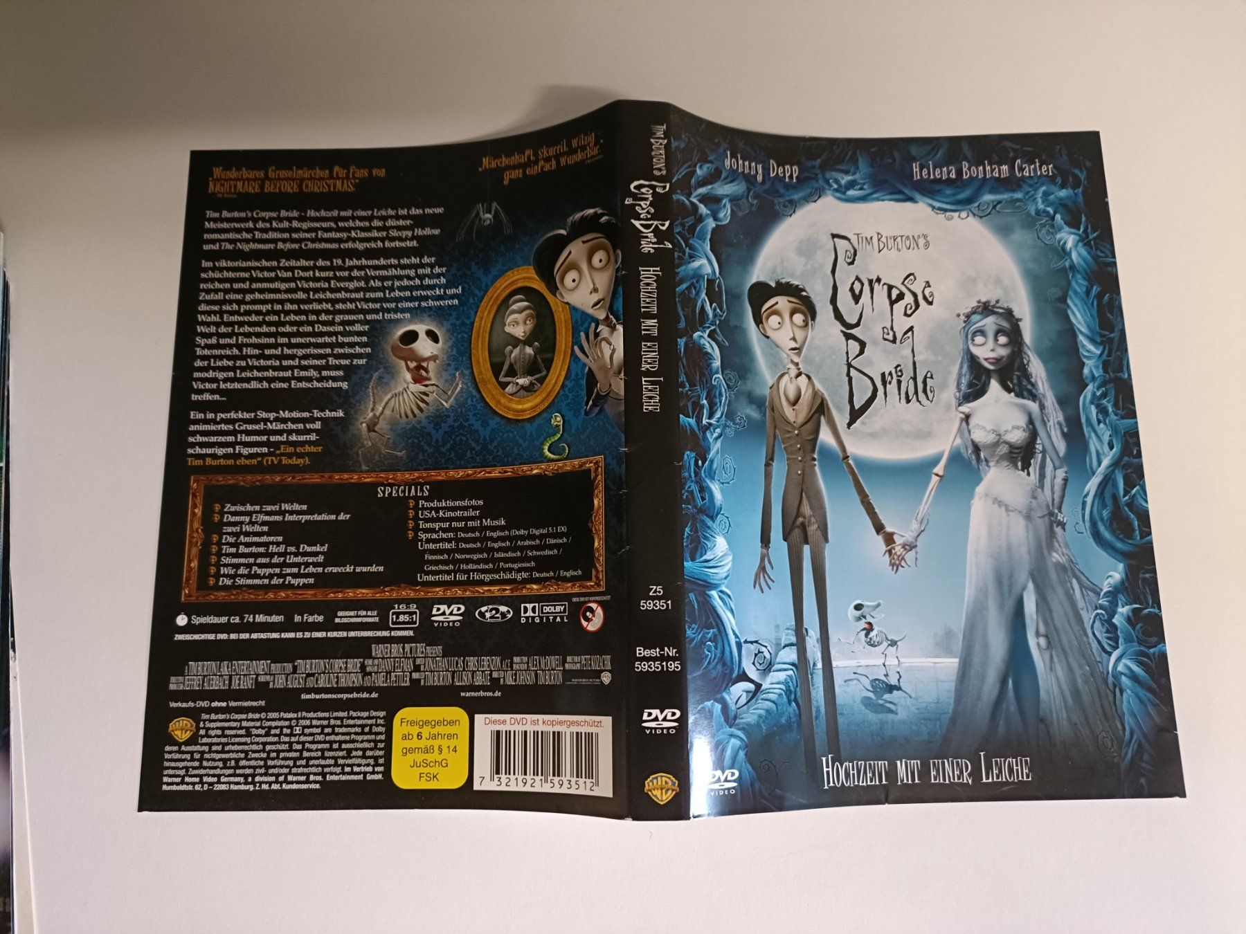 Tutti i DVDs: Tim Burton's Corps Bride – Usato da Köniz venduto da Movieportal007