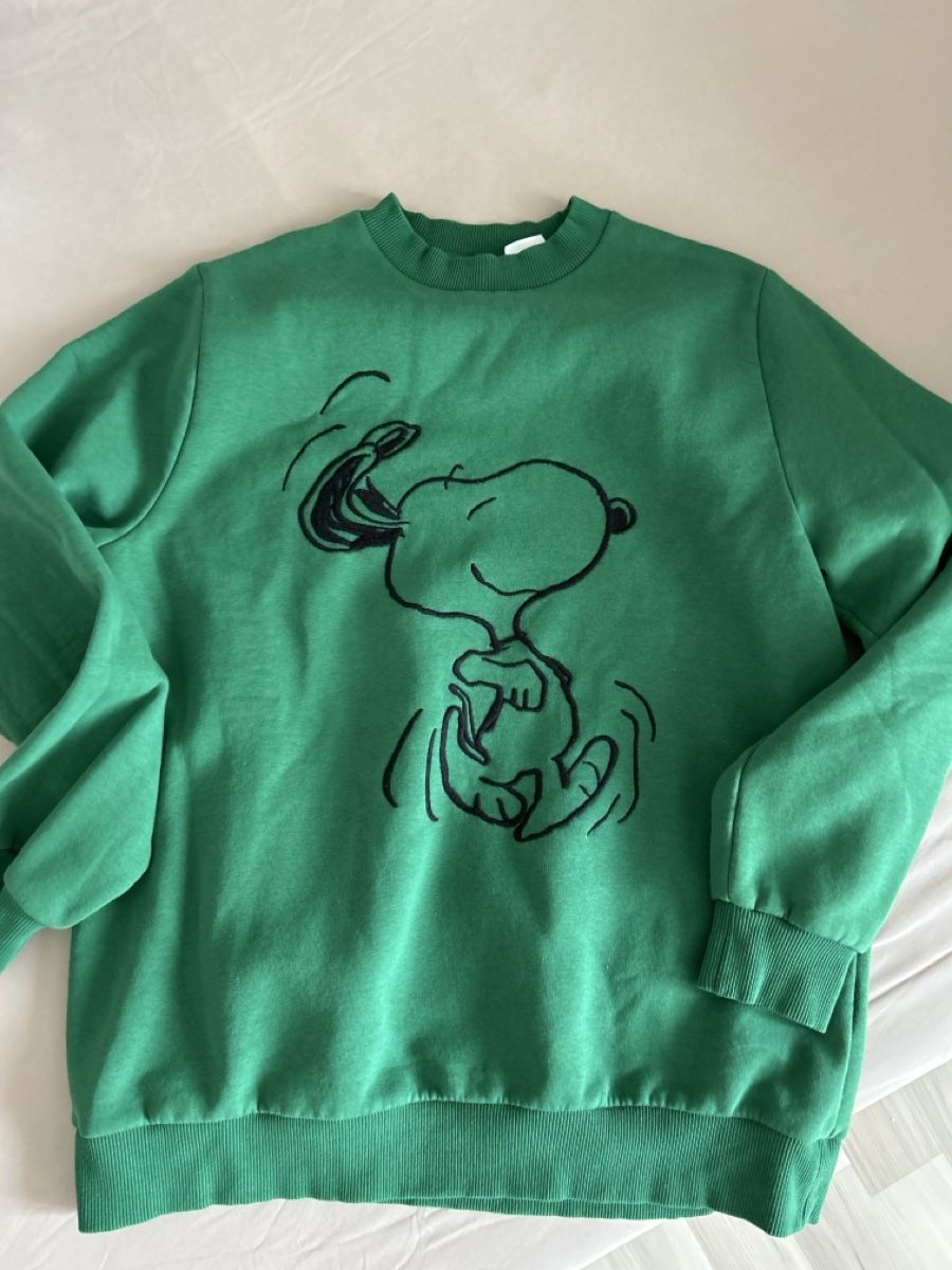 C&A Maglioni & Felpe: Peanuts C&A Pulli, Gr. M, Grün - Süsser Snoopy Comic-Look! – Usato da Siebnen venduto da schnell05