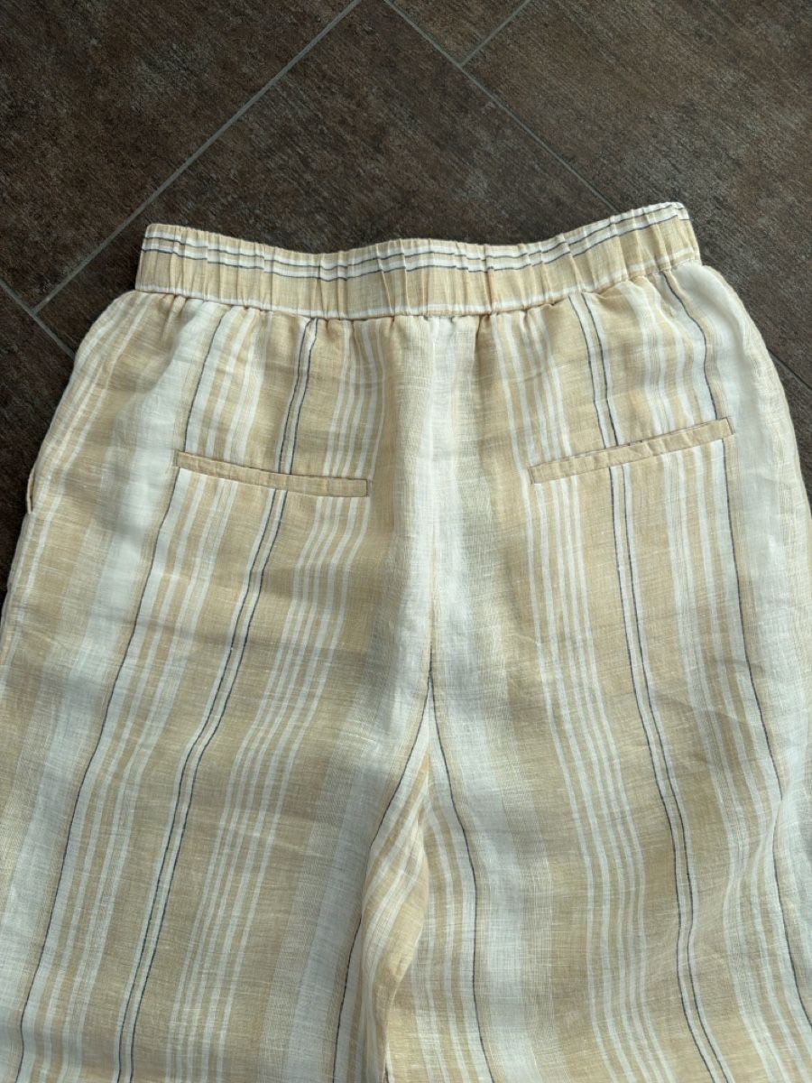Peserico Pantalons: Peserico Hose gestreift Grösse 36 itl. 42 – Neuf (Voir description) à Gutenswil par Freetibet1 3