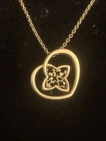 Louis Vuitton 18k Rose Gold Heart Pendant Necklace