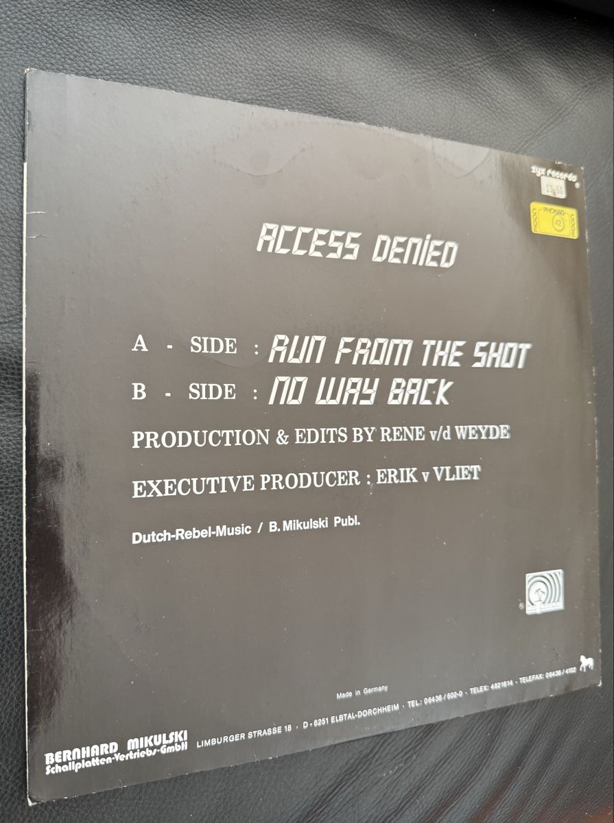 Dischi in vinile: Access Denied - Run From The Shot ZYX Schallplatte – Usato da Goldach venduto da Messerguru 2