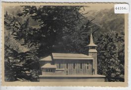 Maquette de la nouvelle eglise de Grimentz