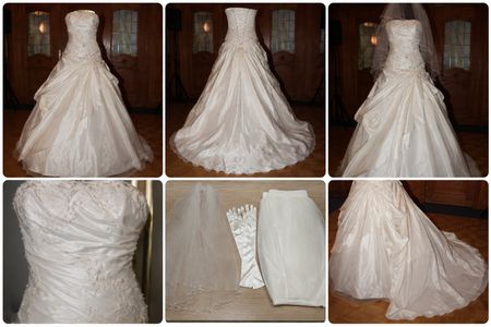 Mery's Couture Brautkleid Ivory Gr. 36/38 inkl. Zubehör