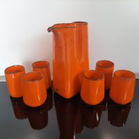 Space Age Design 70er Jahre Saftset 7-teilig Cortendorf 60er