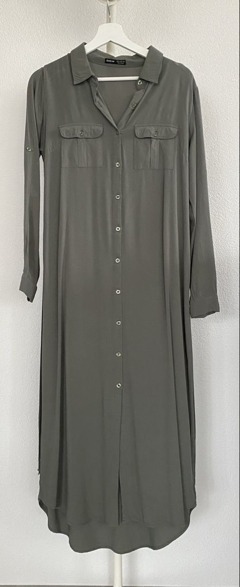 Shein Vestiti: Blusenkleid Khaki – Usato da Dachsen venduto da Jay_3 1