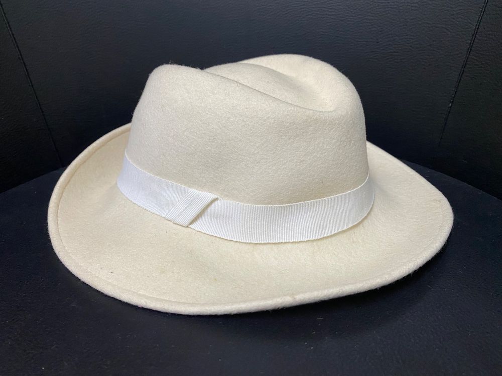 Damen Filzhut Aus 100% Wolle – Breiter Wollhut Mit Ripsband, Größenverstellbar & Wasserabweisend, Perfekt Für Herbst & Winter