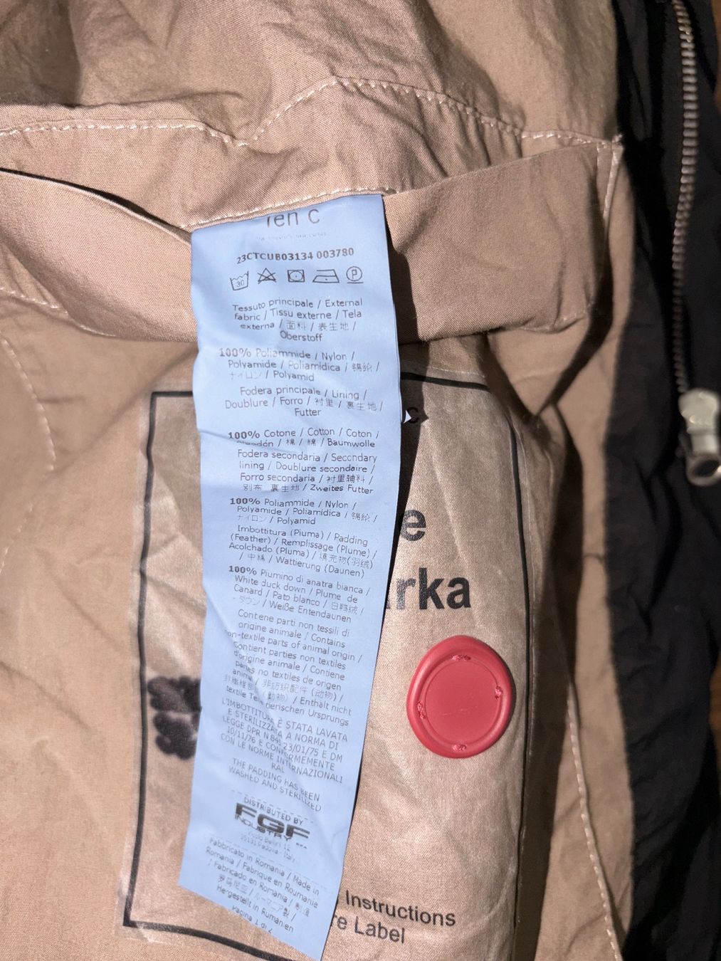 Cappotti: Ten C Extreme Down Parka Gr. 50 black – Usato da Altstätten SG venduto da Guzzi73 6