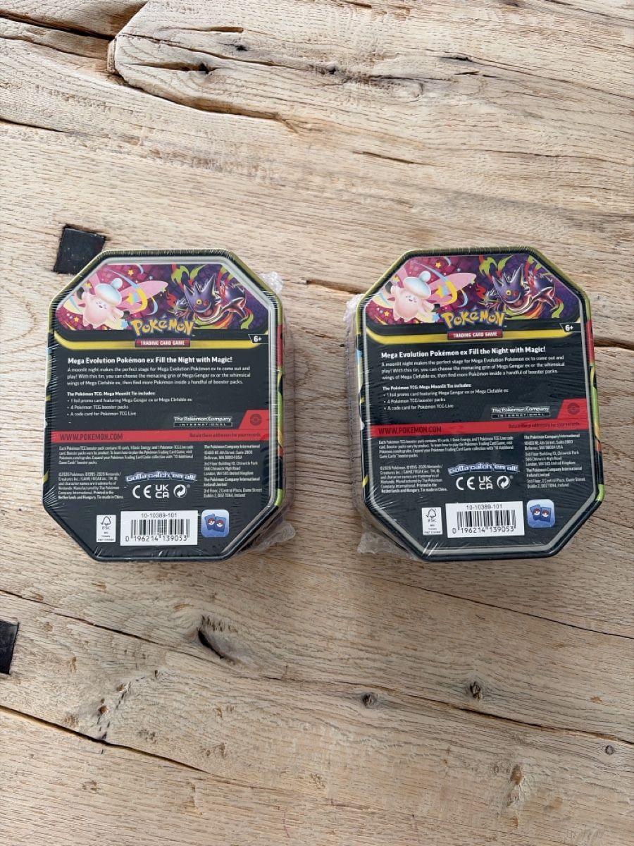 Pokémon Carte collezionabili: Mega Gengar/Clefable ex Tin Box EN – Nuovo e nell'imballaggio originale da Hettlingen venduto da SanCor7206 2