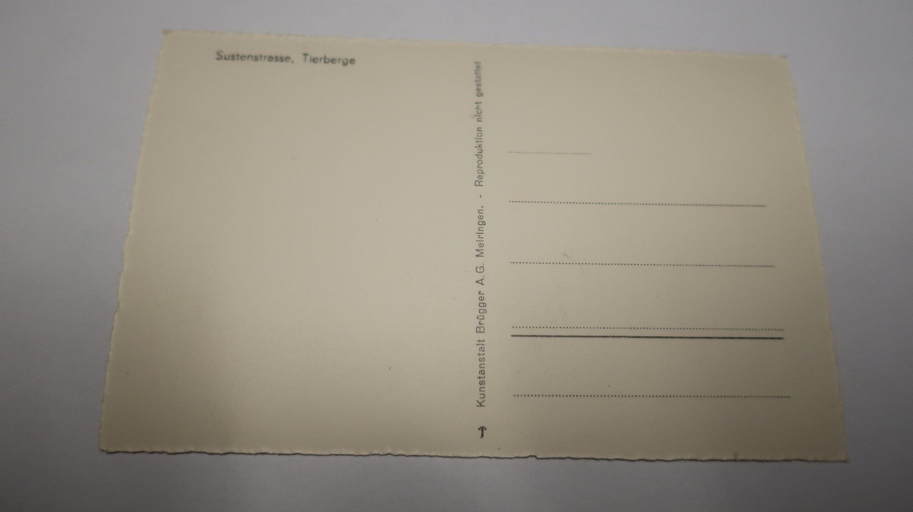 Cartoline postali: Sustenstrasse Tierberge – Usato da Cormoret venduto da Pascalll2001 3