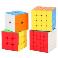 4 Stück Zauberwürfel Set Speed Cube