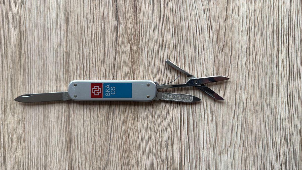 Victorinox Coltelli tascabile: Victorinox Sackmesser Metall mit Schere CS – Usato da Wettingen venduto da Ni_la_lo
