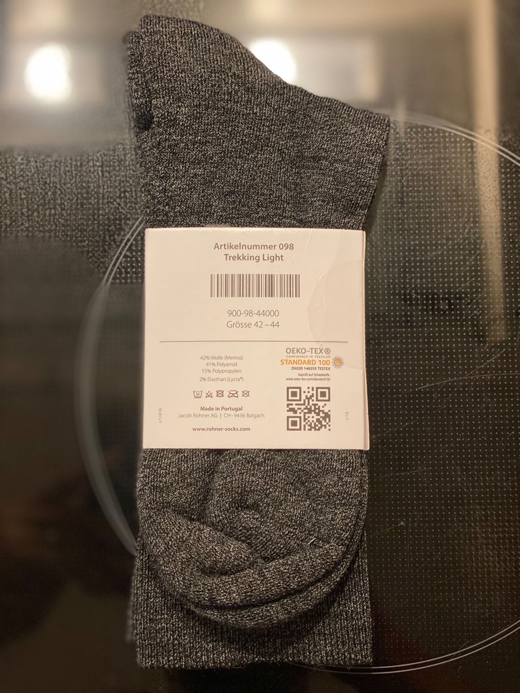 Rohner Calze: Rohner Trekking Socken Gr. 42-44 – Nuovo e nell'imballaggio originale da Boll venduto da botuf 1