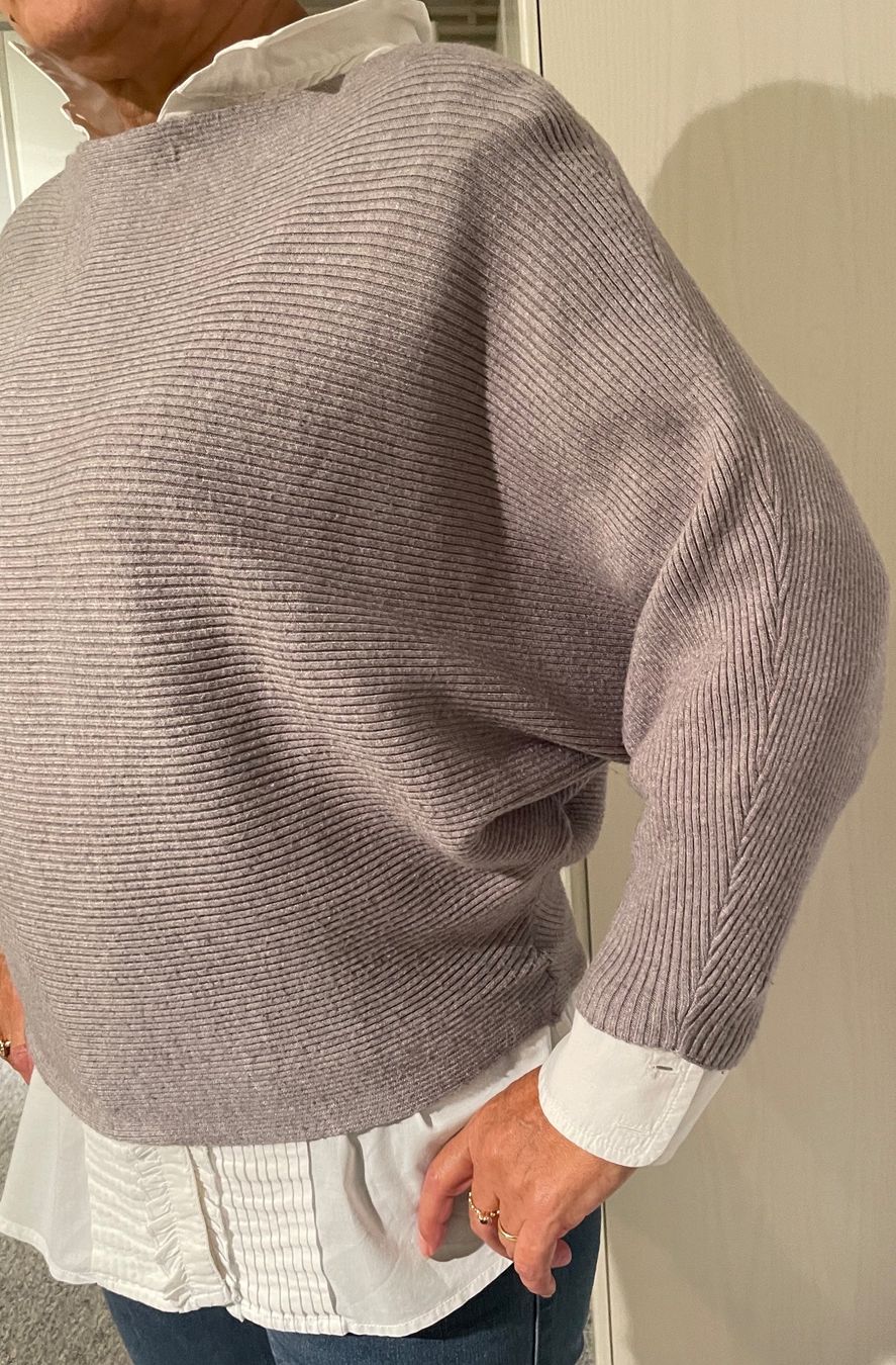 Pullover & Sweatshirts: Pull taupe moderne S – Neu (gemäss Beschreibung) aus Genève von flocon06 2