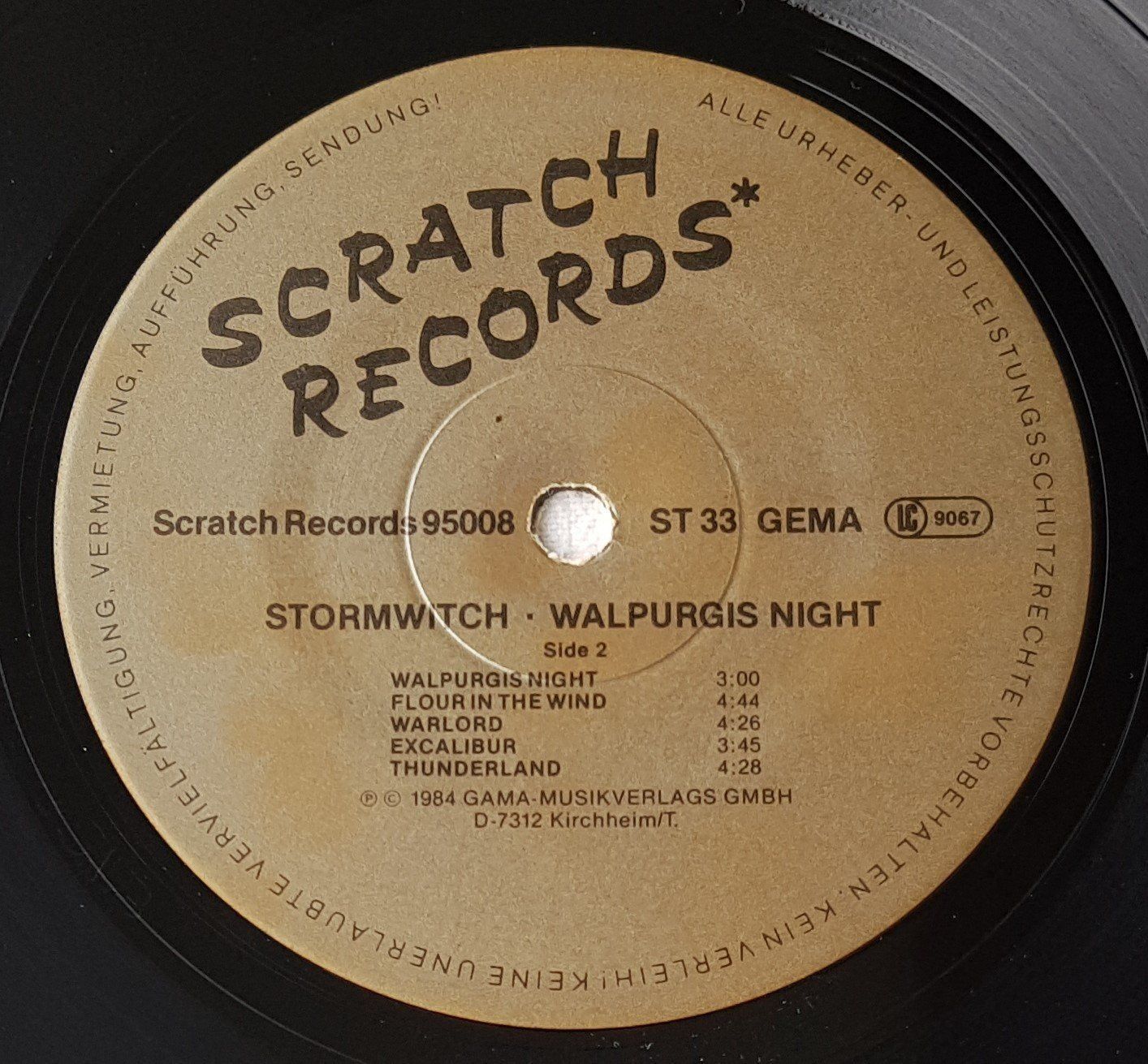Schallplatten: Stormwitch - Walpurgis Night - LP - 1984 - Rare First Press – Gebraucht aus Uster von Zardodel 5