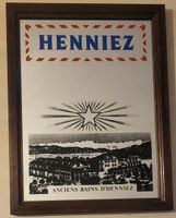 Miroir Publicitaire Henniez -  Anciens Bains d'Henniez