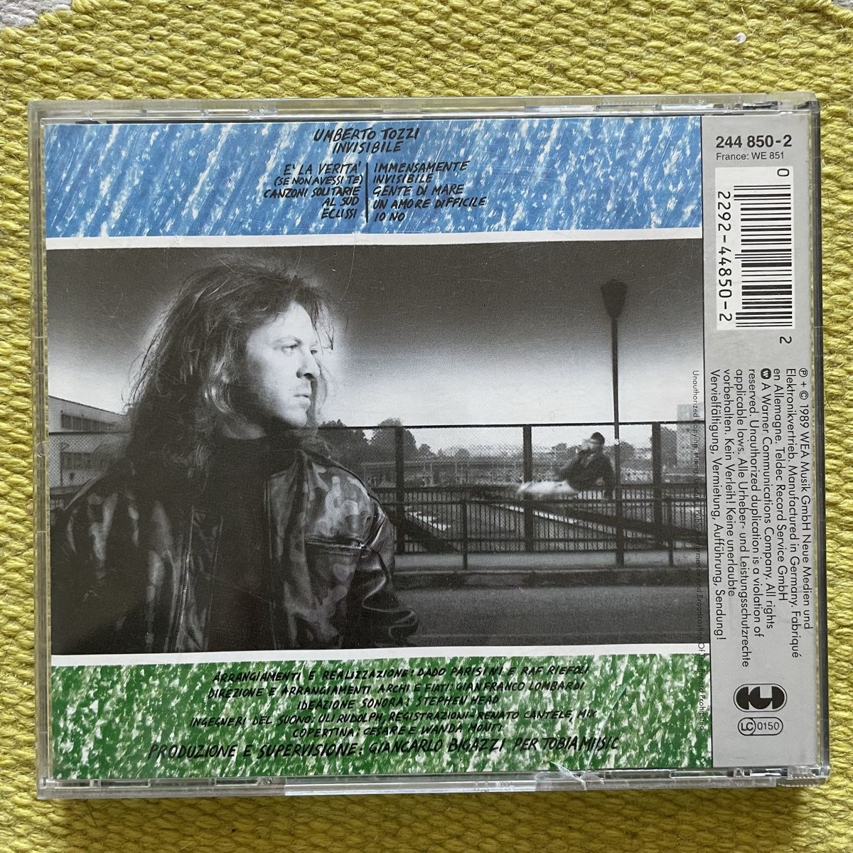CD: UMBERTO TOZZI-INVISIBLE – Usato da Rorschacherberg venduto da CD-Roli 1