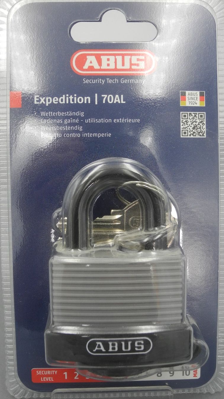 Abus Lucchetti: Abus Sicherheitsschloss Vorhängeschloss Expedition / 70AL – Nuovo e nell'imballaggio originale da Kottwil venduto da Crazyrolf 1