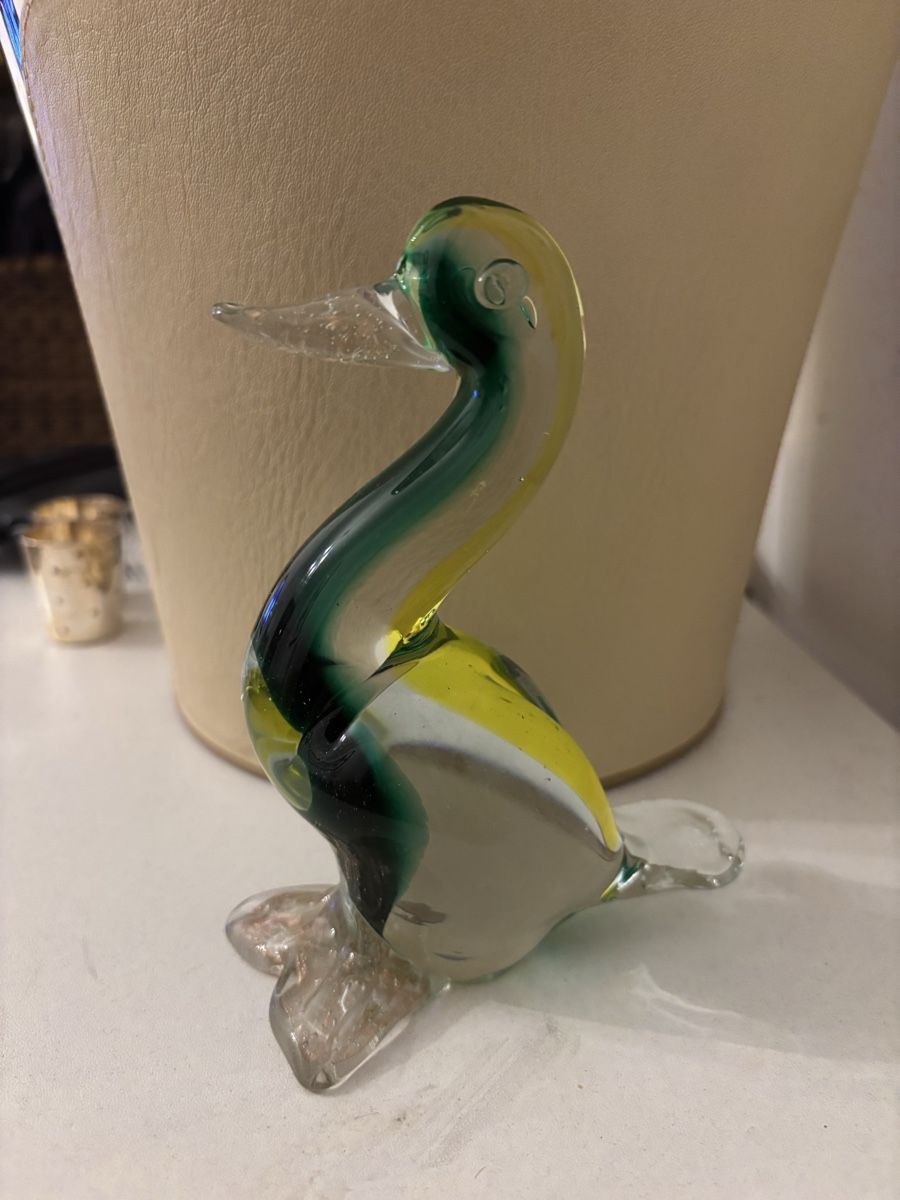 Murano Statuette: Canard en verre soufflé Murano déco – Nuovo (secondo la descrizione) da Genève venduto da ati_tj8f