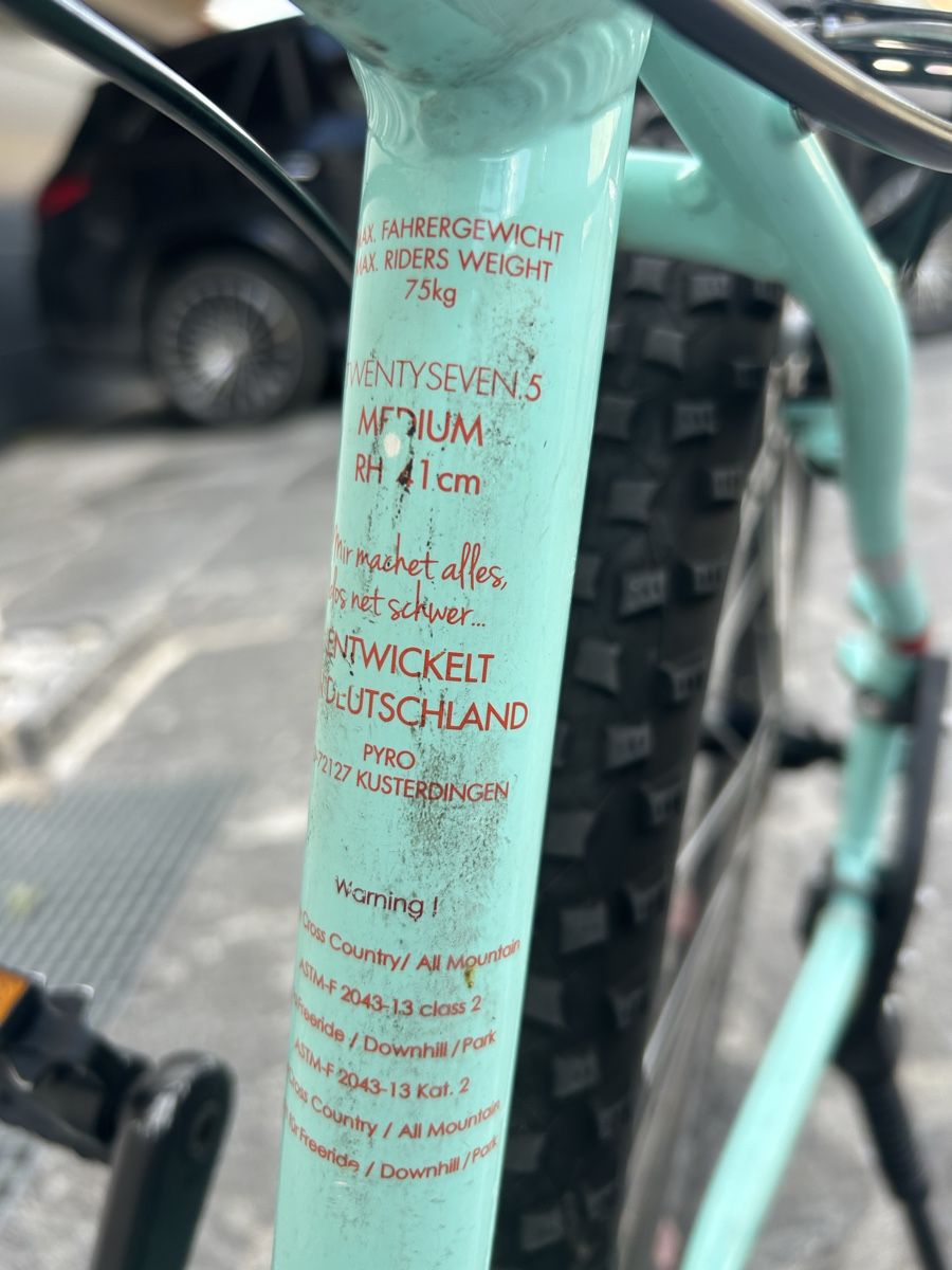 Pyro Biciclette: Pyro Bike 27.5 Medium – Usato da Sils im Domleschg venduto da preski76 5