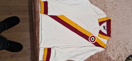 Polo vintage AS Roma manica lunga, taglia M, ottime cond....