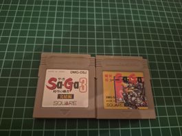 SaGa 2 & SaGa 3 - Nintendo Gameboy Games - Bundle Deal!