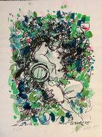 Paul Leber (1928) Lithographie handsigniert nummeriert
