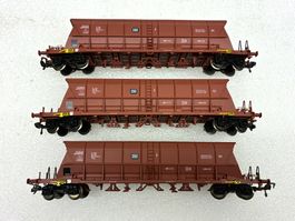Electrotren H0 Spain= 3x Kohlewagen Fads DB 666 0 011-3