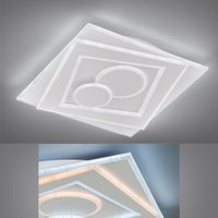 LED Deckenleuchte, Weiss, 50 cm x 50 cm