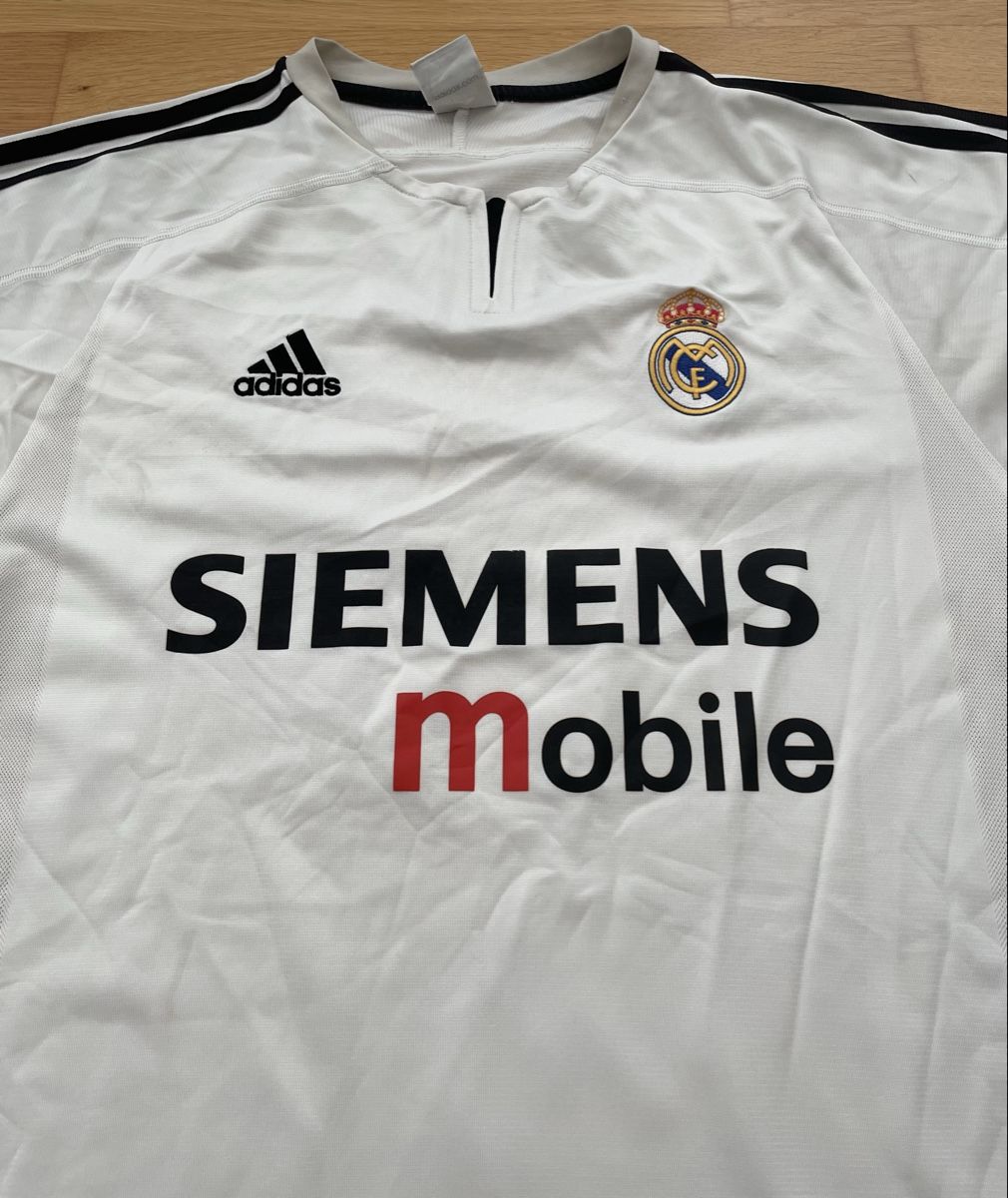 Real Madrid Canottiere & Pantaloni: Original Real Madrid 2003/2004 Beckham – Usato da Windisch venduto da RealJerseys 2
