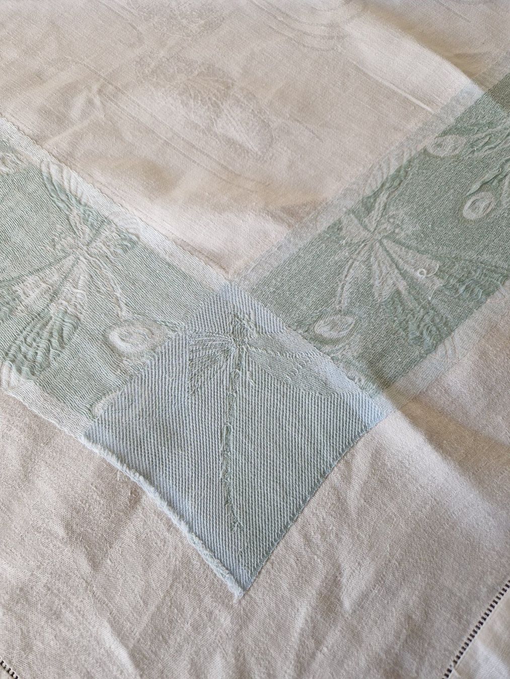 Altra biancheria da tavola: Tischdecke Jugendstil 162x182cm – Usato da Bern venduto da Antikbatik 7