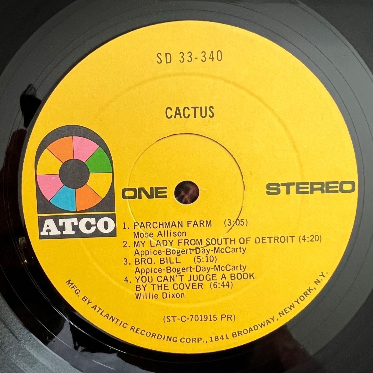 Schallplatten: Cactus - Same / 1. US-Press. 1970 – Gebraucht aus Gais von soundcave57 2