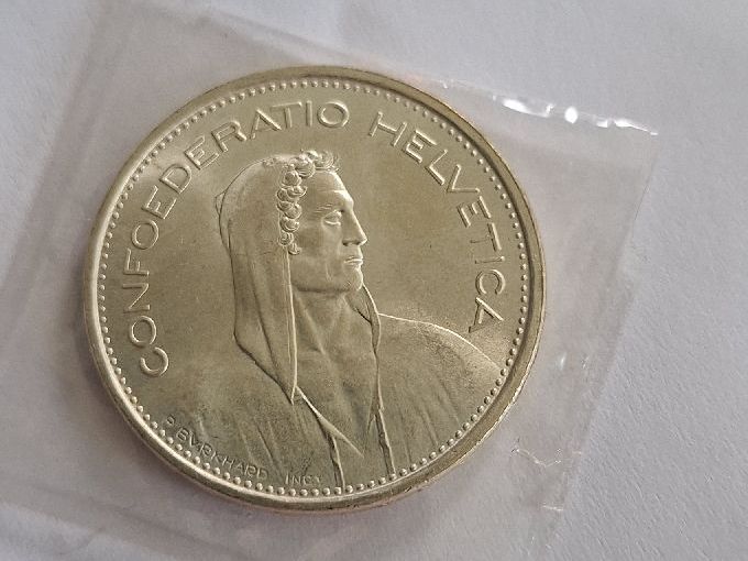 Tutti le monete: Silber Fünfliber 1966 – Usato da Goldach venduto da Pw1427 1