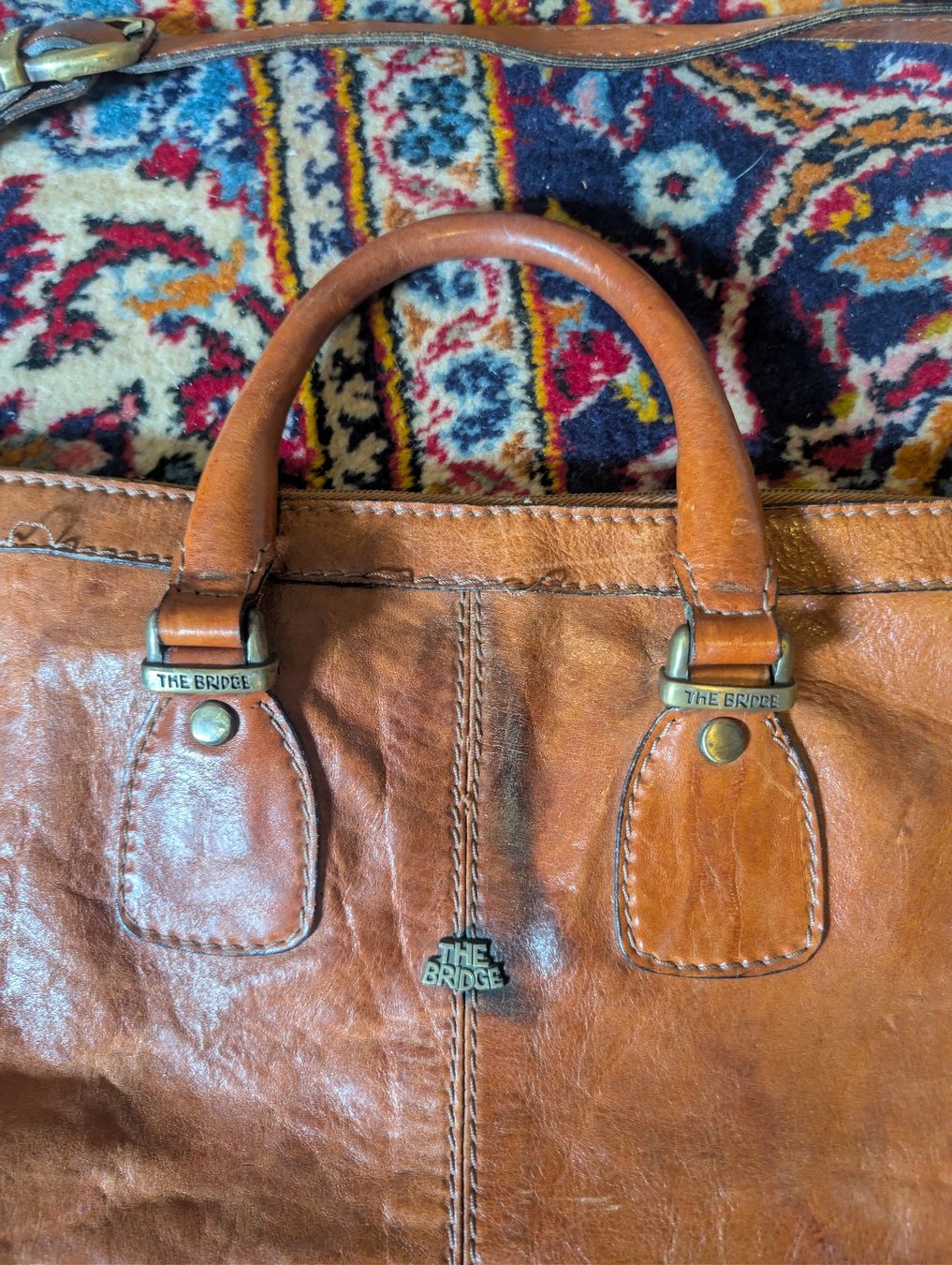 The Bridge Borse: The Bridge - Vintage Leder Tasche – Usato da Glarus venduto da icemike95