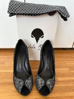 LELE PYP Pumps Peeptoes schwarz Gr. 38