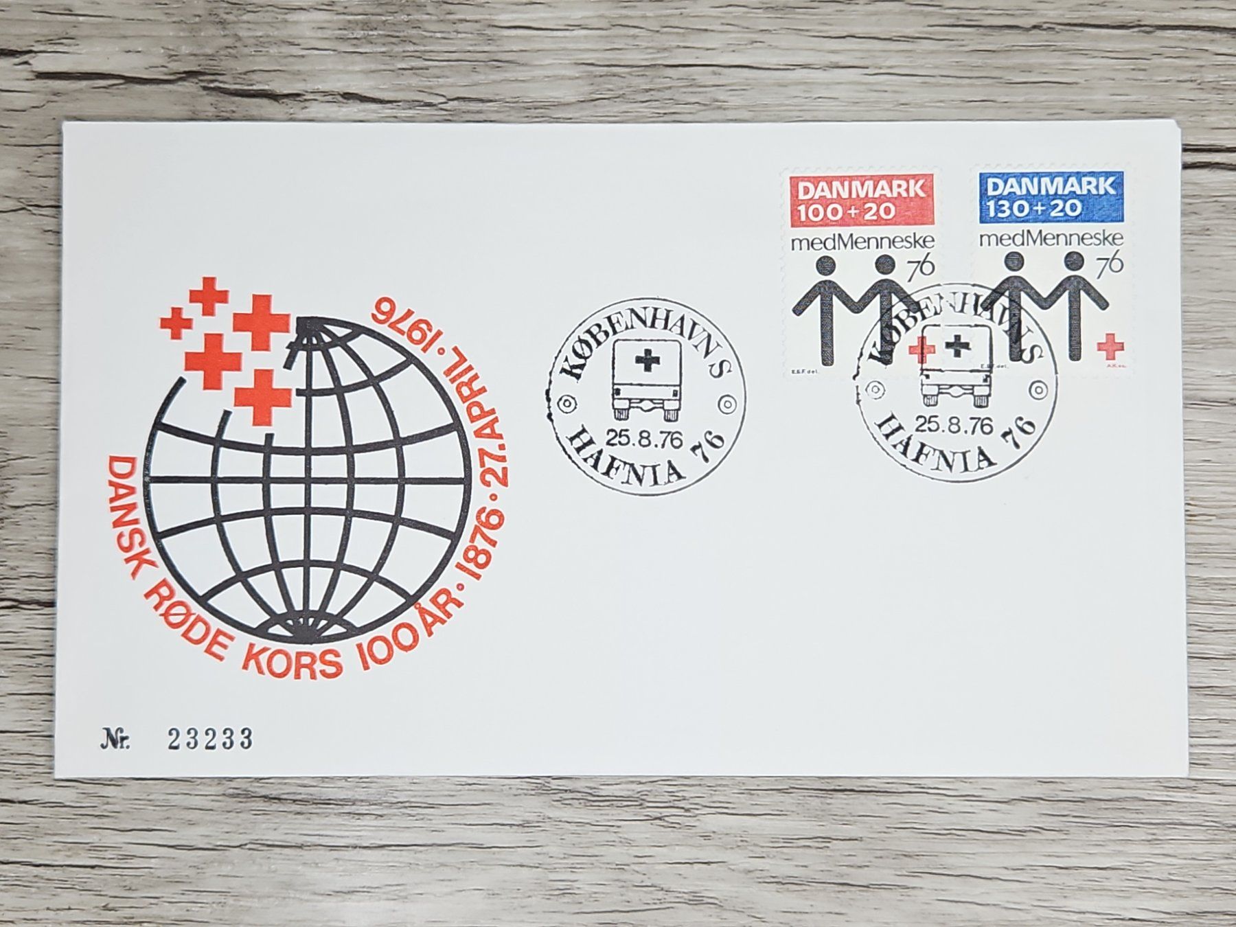 Tutti i francobolli: CL05 Enveloppe + Timbre Danmark 1976 – Usato da Cousset venduto da Patrick_Collections