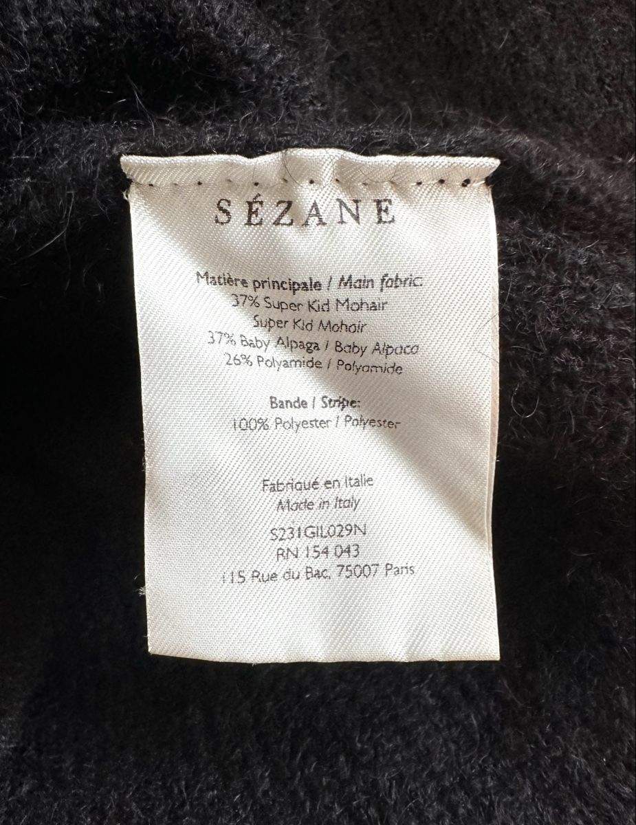 Sezane Gilets & Westen: Sézane Schwarze Strickjake Barry Gr. S – Gebraucht aus La Tour-de-Peilz von Sezanette_and_Cie 3