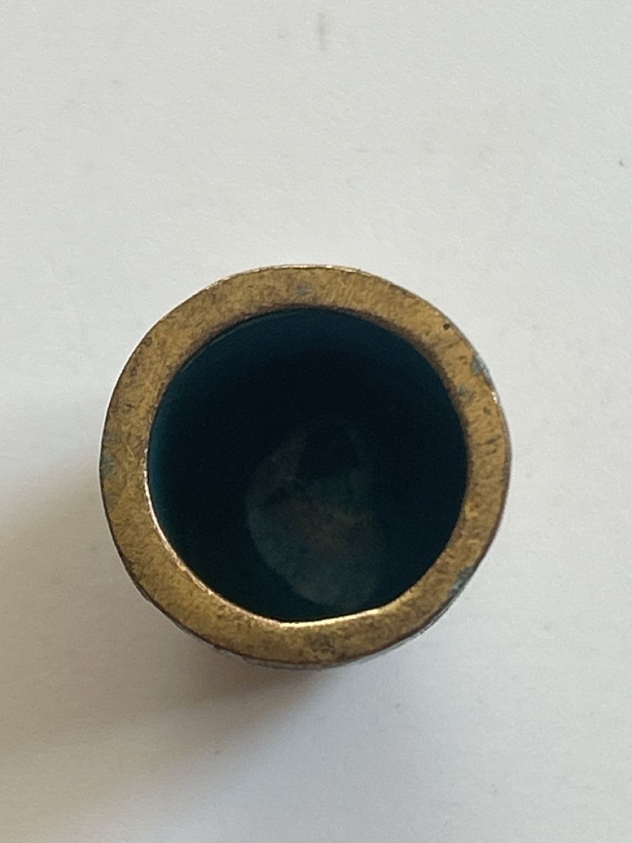 Ditali: Fingerhut Eule Cloisonné Emaille Souvenir(S35) – Usato da Neuenhof venduto da SchnaeppliAllerlei 3